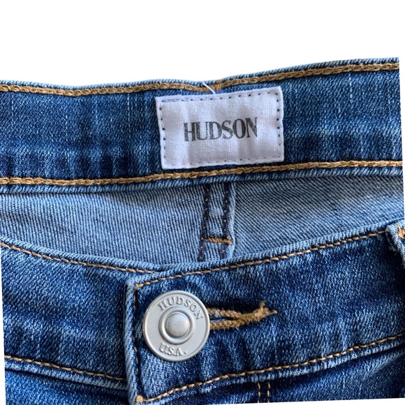 Hudson Tally Deep Cuff Crop Skinny Jeans 29 - Picture 3 of 16